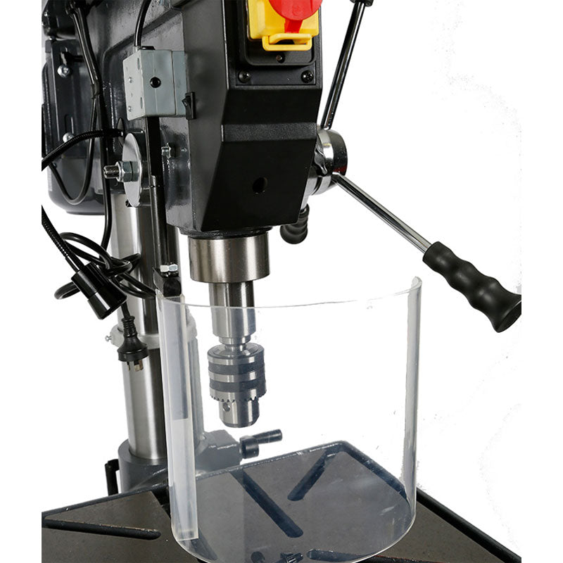 Borum Pedestal Drill Press 2 HP 12 Speed CH30T close up