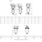 Dimensions - GO Airline Filter Range FIL