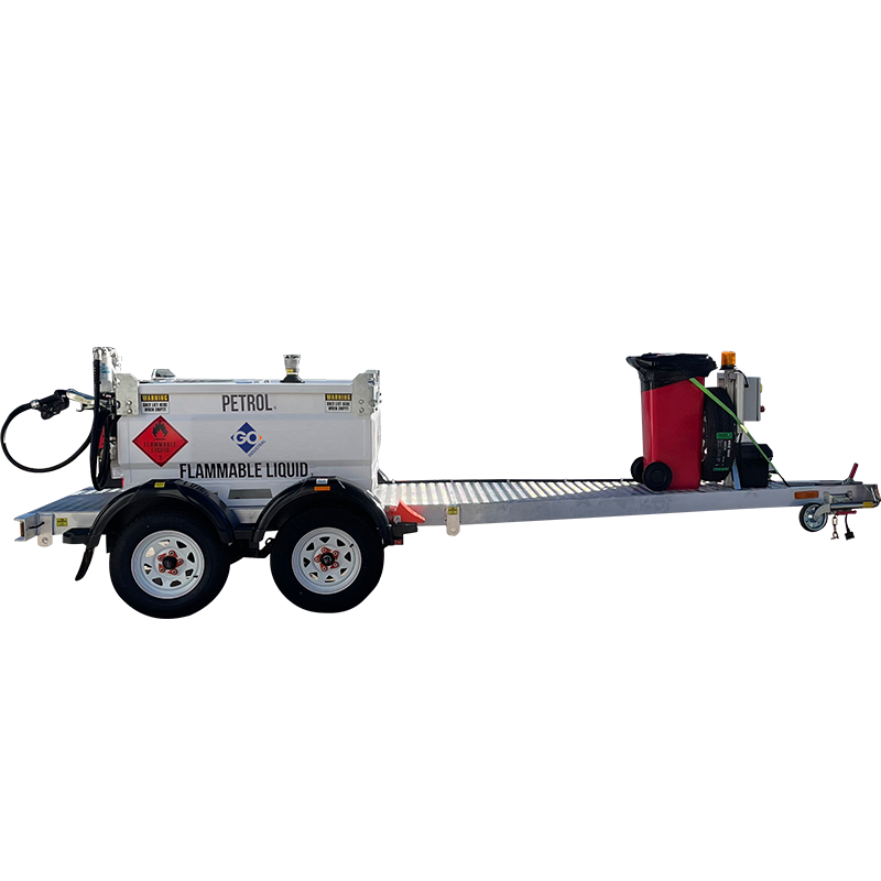 FUEL TRAILER 500L Self Bunded Dual Axle SBSD500 fitted with Piusi EX50 12V Dispensing Kit