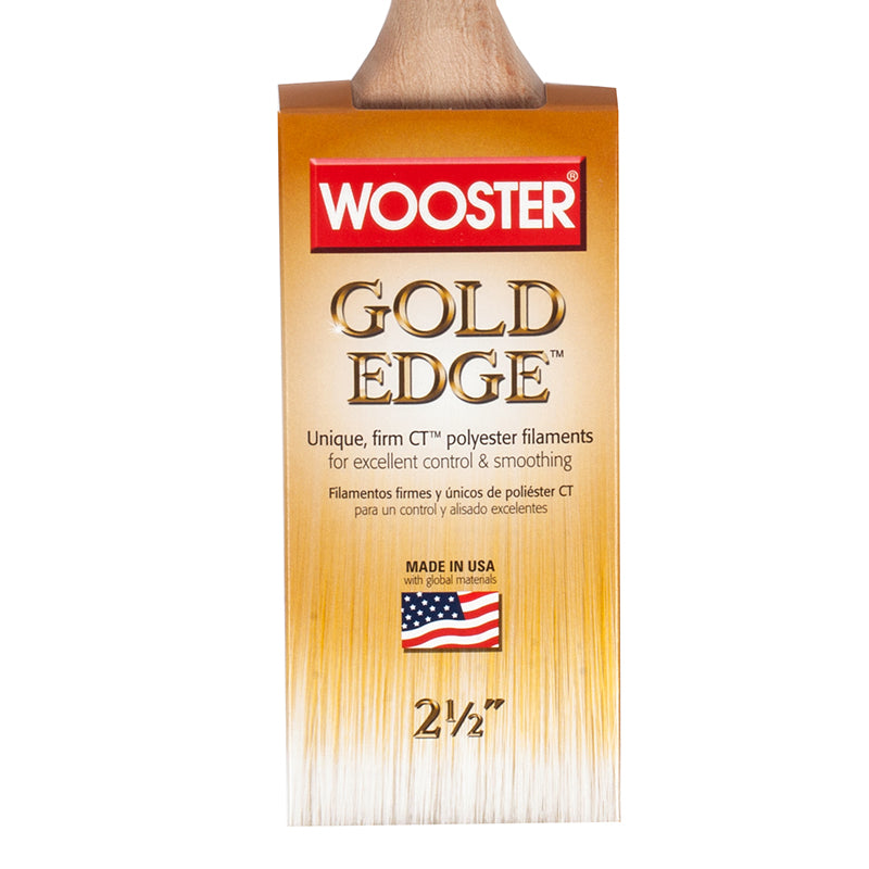 Wooster Gold Edge Flat Oval Brush Specs