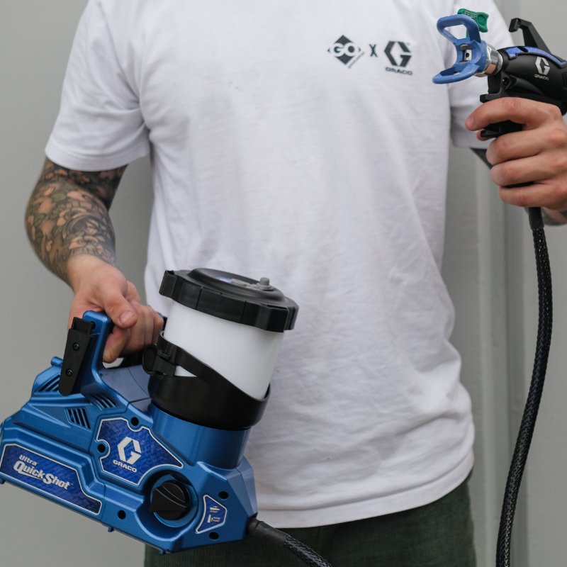 Graco Ultra QuickShot Cordless Paint Sprayer for Small Jobs 20B473