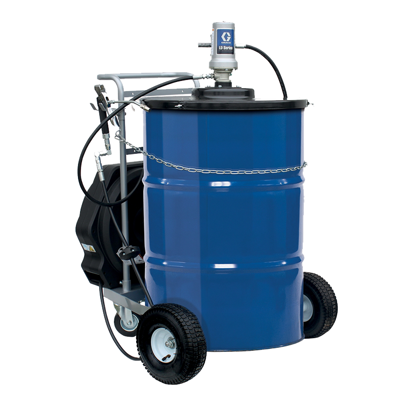 Graco LD Pump Kit 180kg Cart with Hose Reel 50:1 24J068
