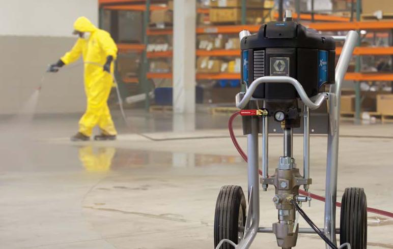 GRACO XTreme Airless Sprayers with NXT Technology Range Action Shot