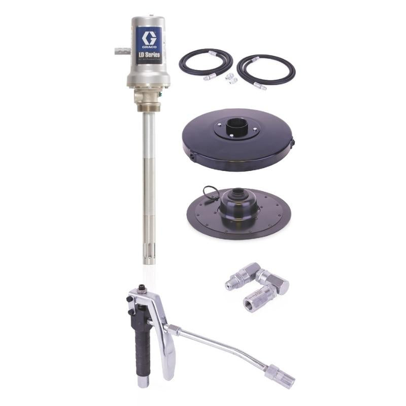 GRACO LD Series 50:1 Grease Pump - Stationary Package (16kg)