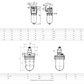 Dimensions - GO Air Lubricator Range LUB