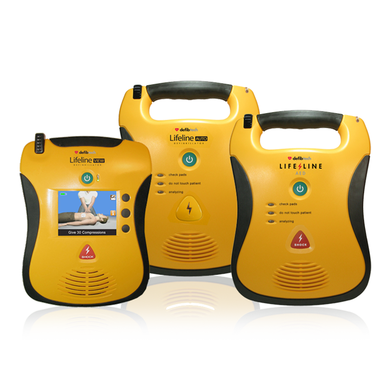 Lifeline AED Defibrillator Range