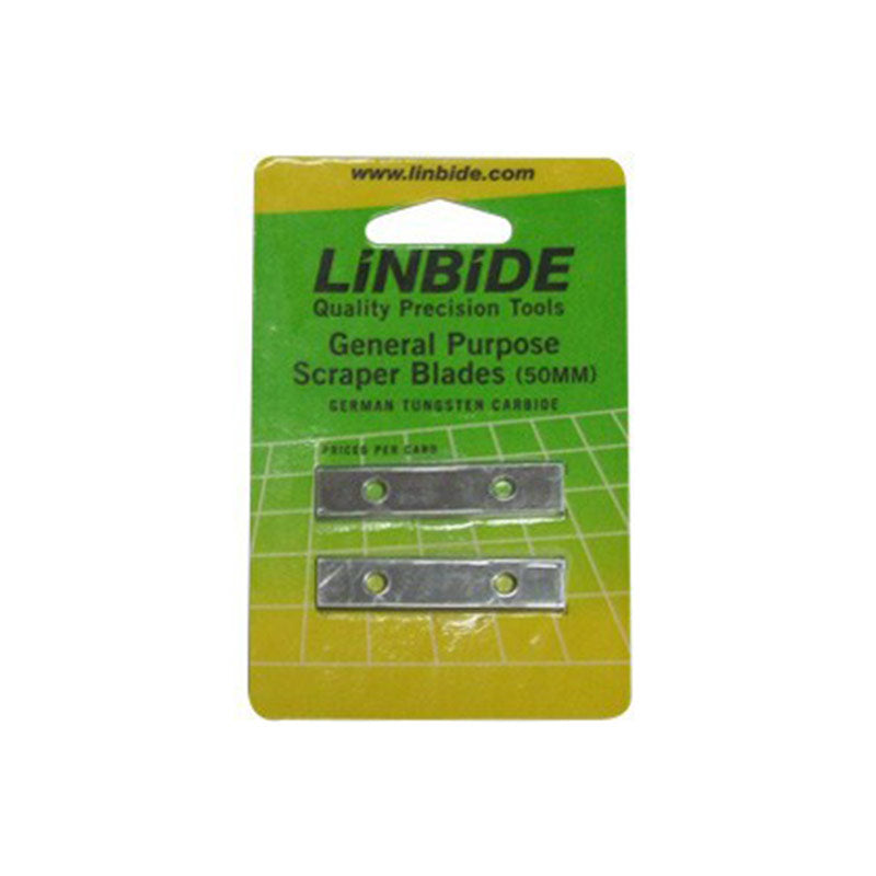 Linbide Tungsten Carbide Blade 50mm 2 Pack 