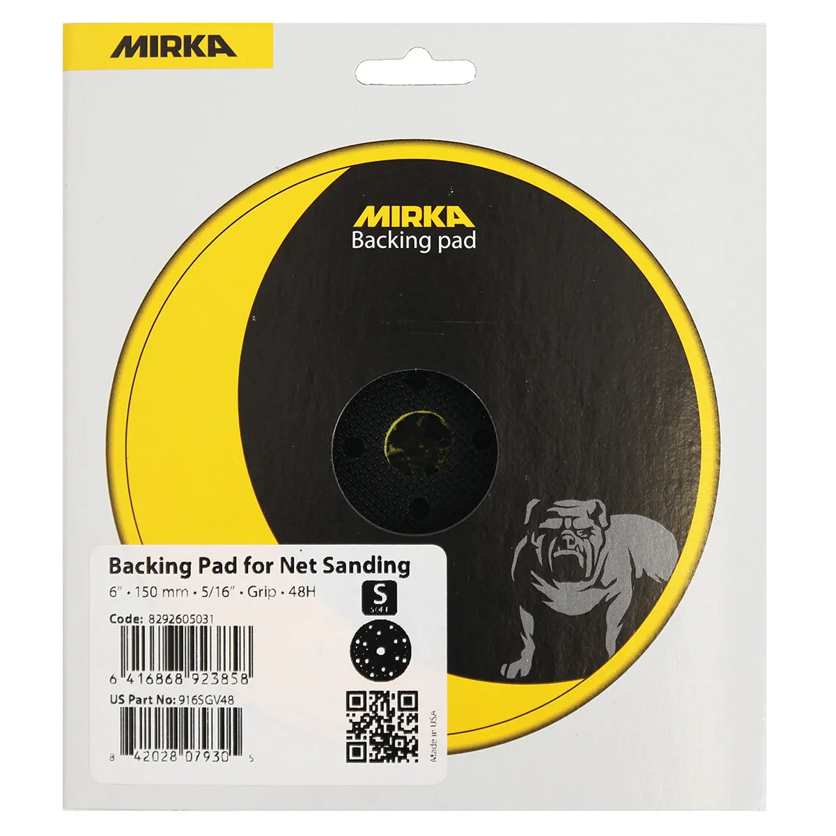 Mirka® Backing Pad for Orbital Sander - 150mm Grip 48H