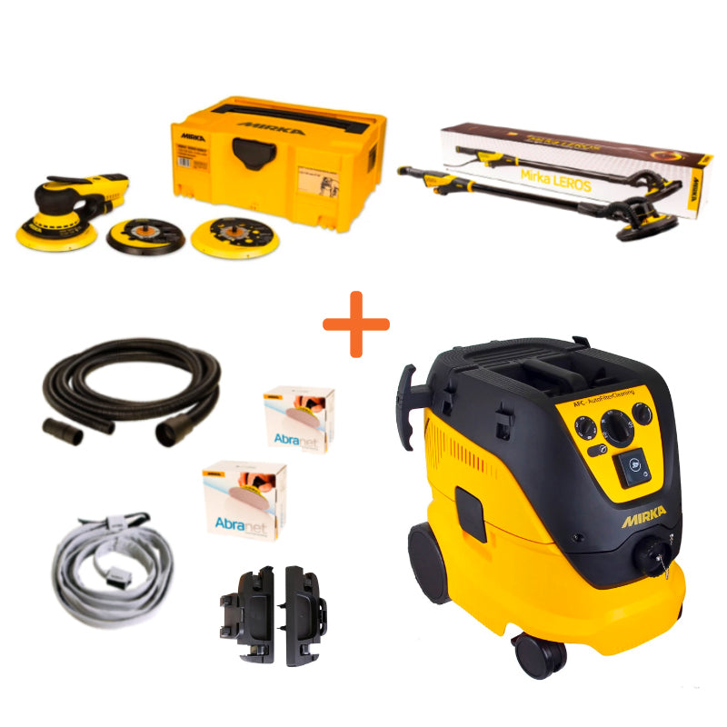 Mirka DEROS and LEROS Sanders and Extractor Kit from GO Industrial