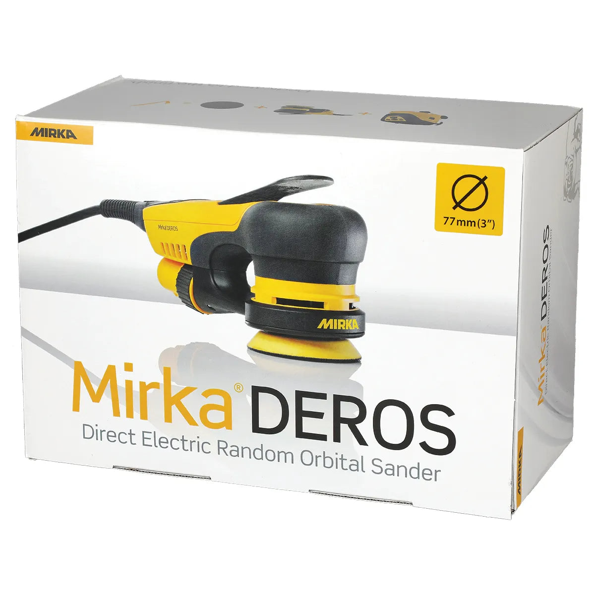 Mirka® DEROS - 77mm Direct Electrical Random Orbital Sander