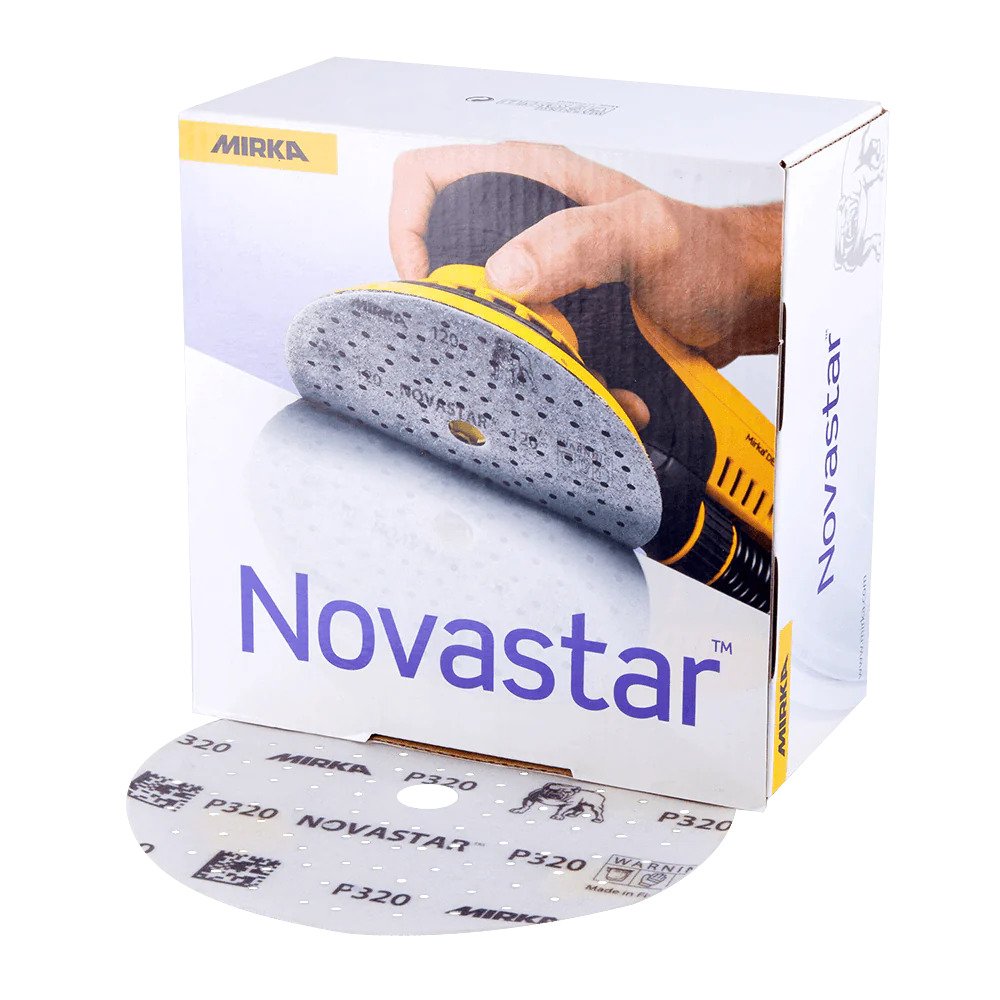 Mirka Novastar - 150mm Disc 121H Film Abrasive Range