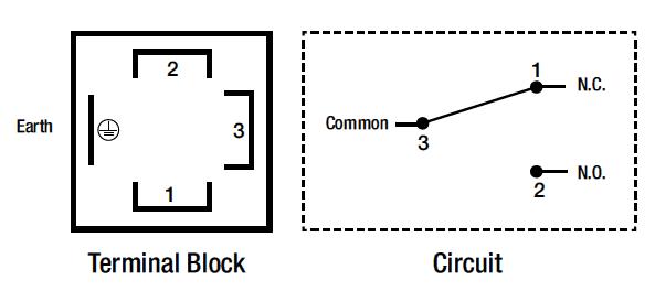 Wiring Diagram - GO Pressure Switch Plated Steel PSP Range