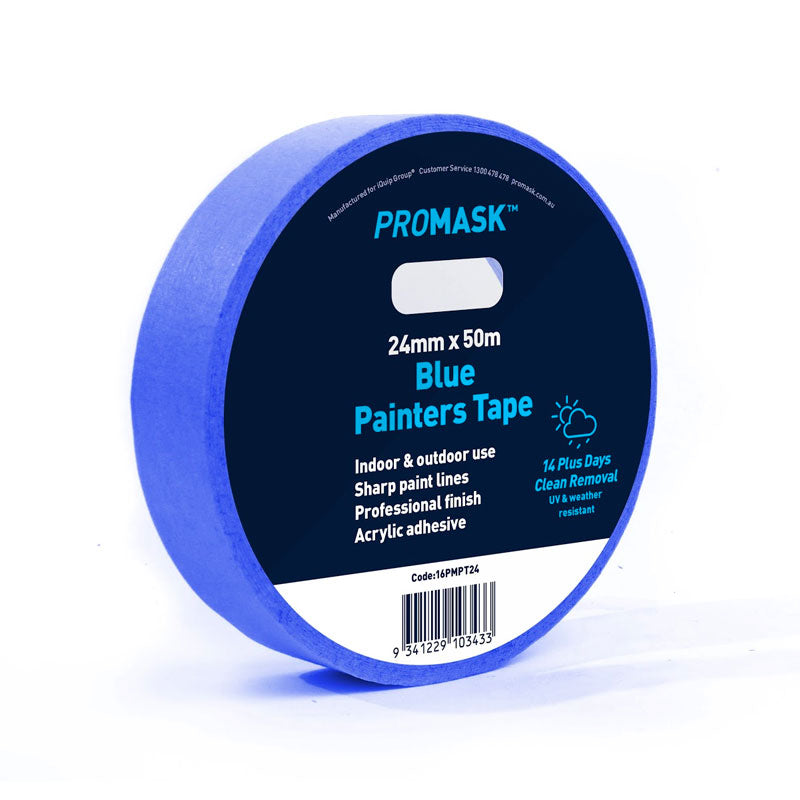 Promask Blue Painters Tape - 24mm x 50M Range
