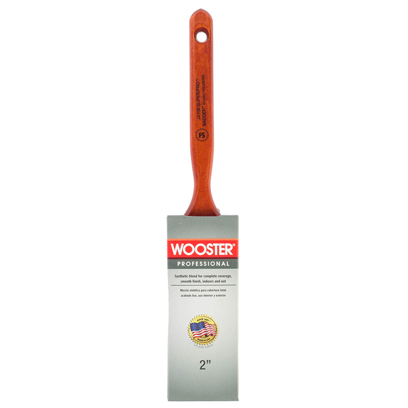 Wooster Super/Pro Badger Flat Sash Brush - 50mm