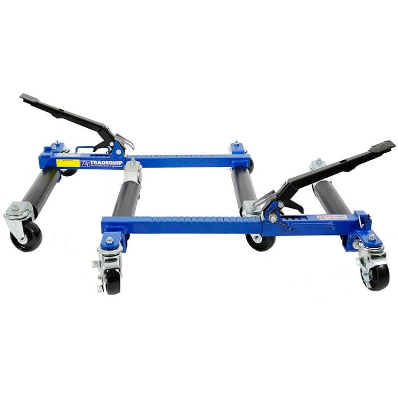 TradeQuip Vehicle Positioning Jacks Set of 2 680kg Rated 1054T - GO Industrial