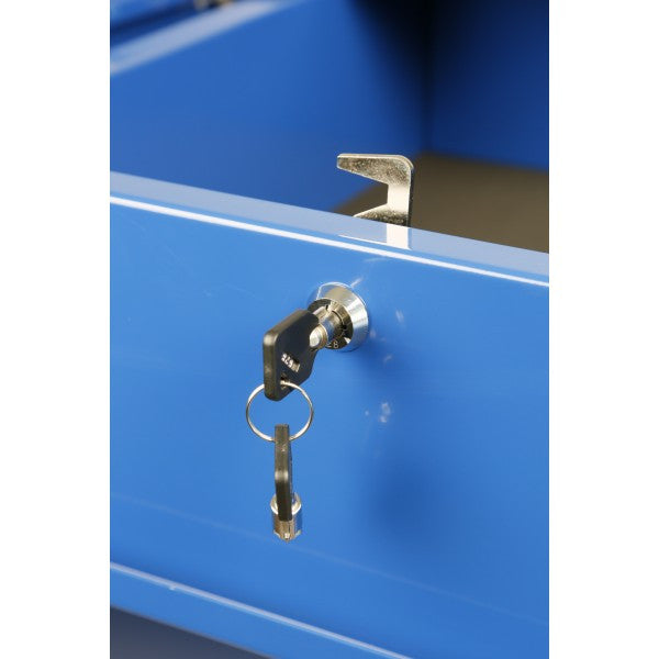 Tradequip Workbench Steel 2000(L) x 860(H) x 640(W) mm 1012 - drawer lock