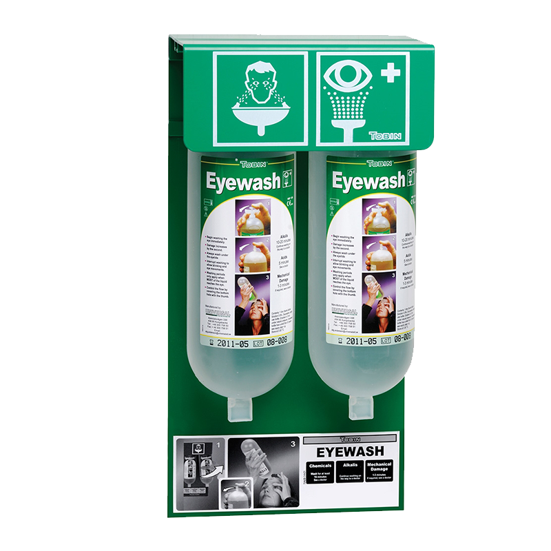 Trafalgar Eye Wash System Range 872916 2 Bottle Wall System