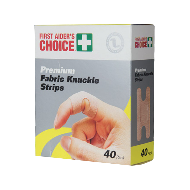 Trafalgar First Aiders Choice Knuckle Strips PKT 40 856741