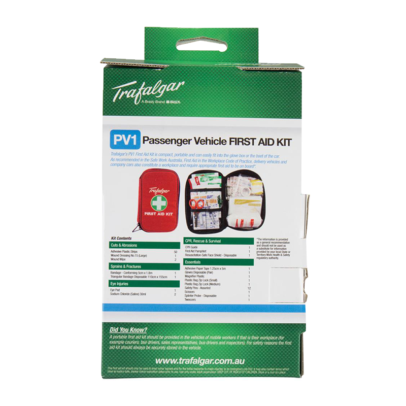 Trafalgar Passenger Vehicle First Aid Kit PV1 876474