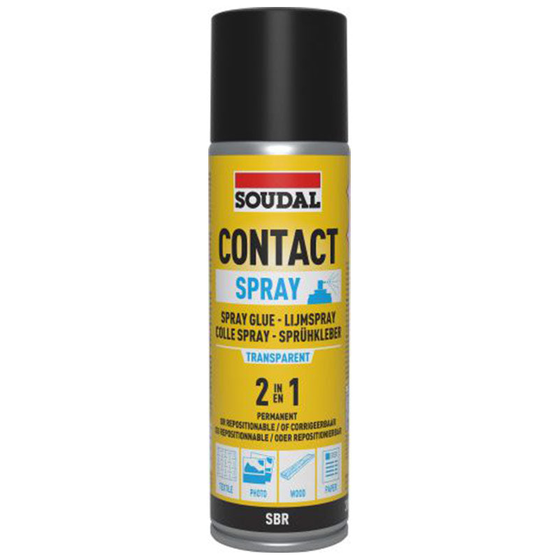 Soudal Spray Contact Adhesive 2 in 1 