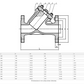 Dimensions - GO Y Strainer 316 Stainless ANSI 150 2" to 12" YSSF Range