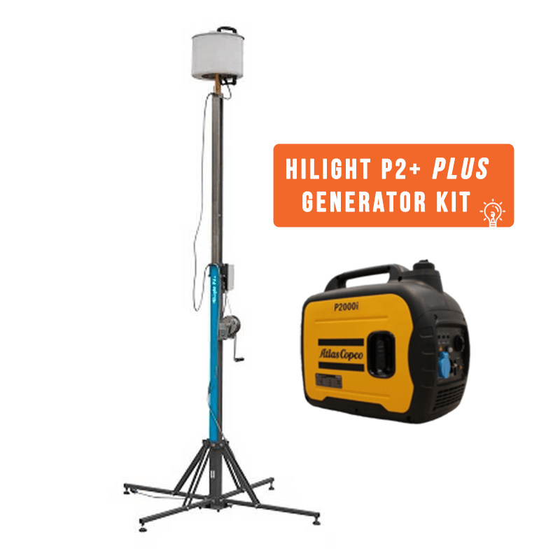 ATLAS COPCO HiLight P2+ LED Light Tower - GO Industrial - HILIGHTP2+P2000i