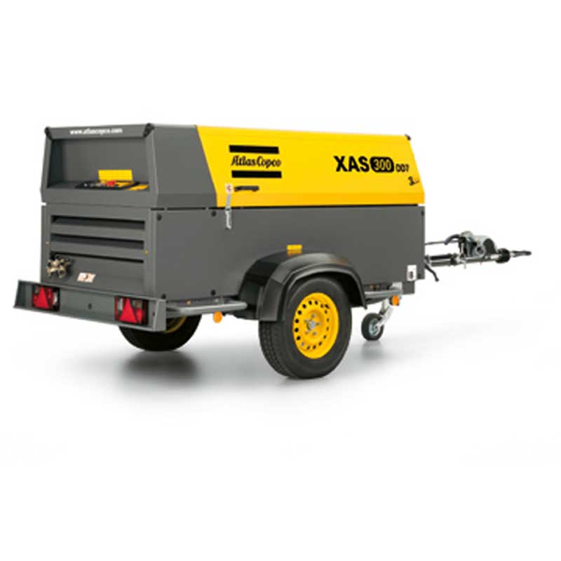 ATLAS COPCO XAMS 600+ DD7 Air Compressor Portable - GO Industrial - XAMS600DD7