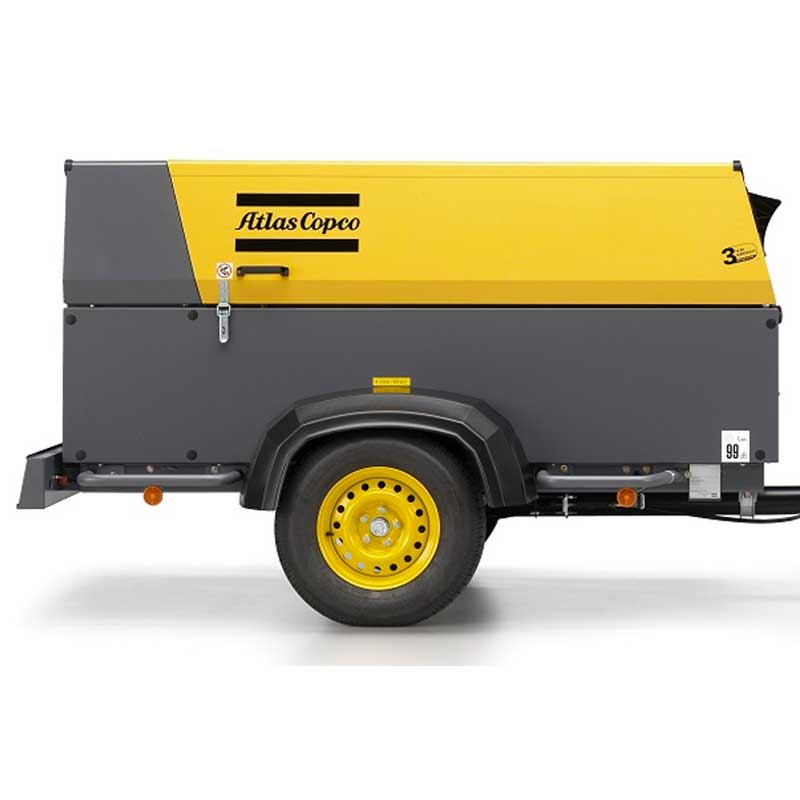 ATLAS COPCO XAMS 600+ DD7 Air Compressor Portable - GO Industrial - XAMS600DD7