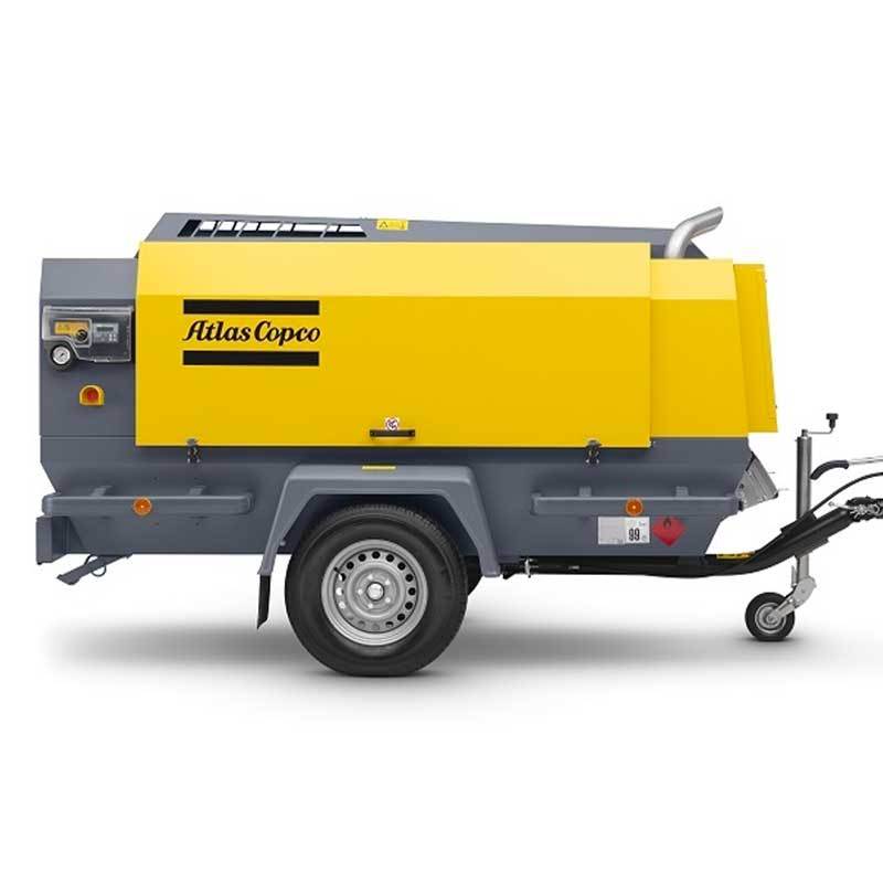 ATLAS COPCO XAMS 600+ DD7 Air Compressor Portable - GO Industrial - XAMS600DD7