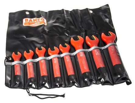 Bahco Spanner Kit Insulated Open End 8 Piece Metric 6MV/8T