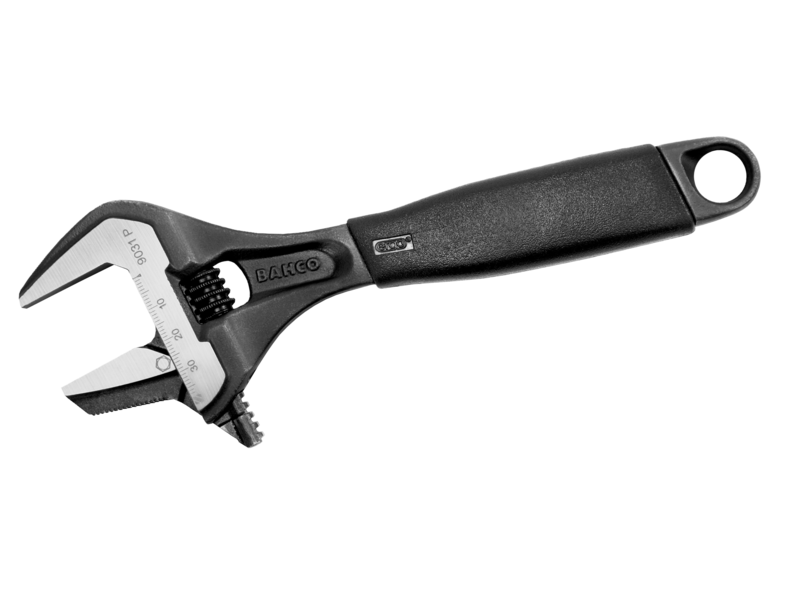 Bahco Adjustable Wrench Extra Wide Opening 9031P