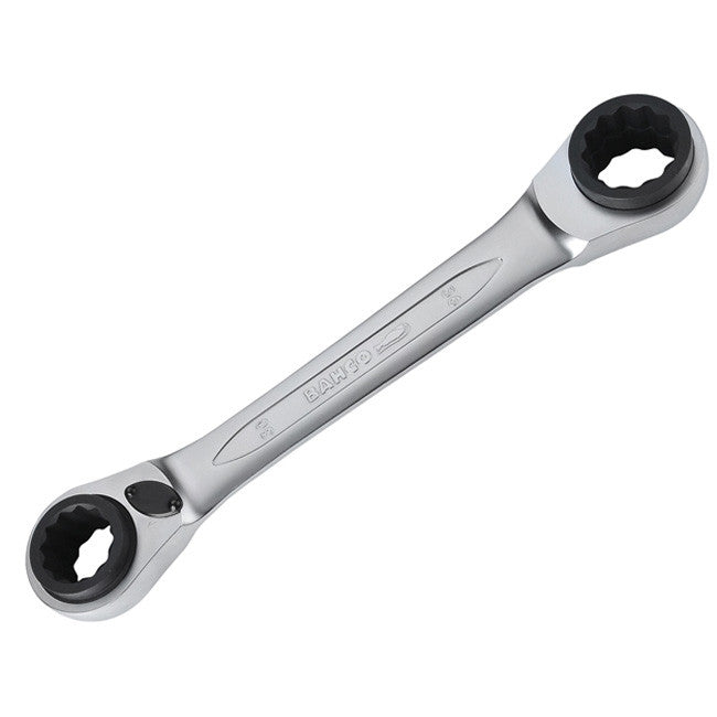 Bahco Spanner Reversible Ratchet Metric Sizes Include 16, 17, 18, 19mm S4RM-16-19