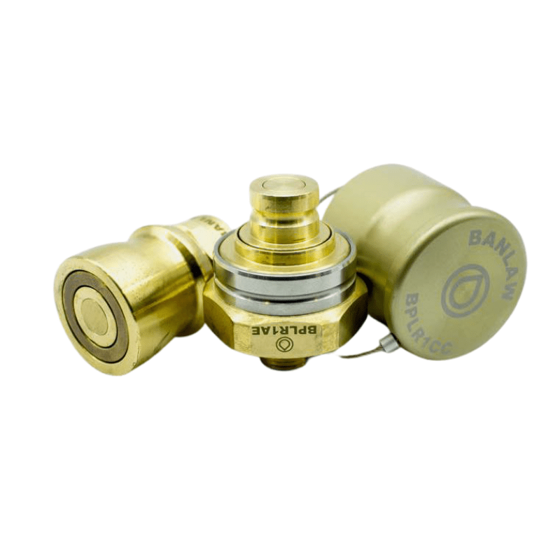 BANLAW Brass Size 1 Fluid Transfer Flush Face - GO Industrial - BPLR1AE