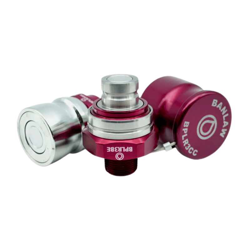 BANLAW Red Size 3 Fluid Transfer Flush Face - GO Industrial - BPLR3BE