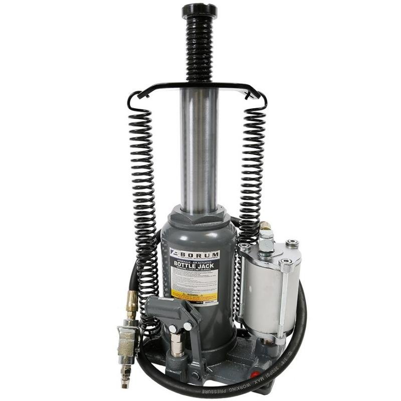 BORUM 20 Tonne Bottle Jack Air/Hydraulic - GO Industrial - BTSJ20TB