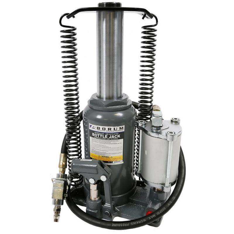 BORUM 20 Tonne Bottle Jack Air/Hydraulic - GO Industrial - BTSJ20TB