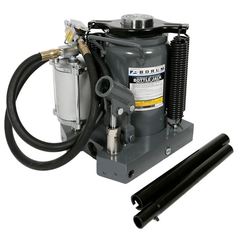 BORUM 35 Tonne Bottle Jack Air/Hydraulic - GO Industrial - BBJ35TA