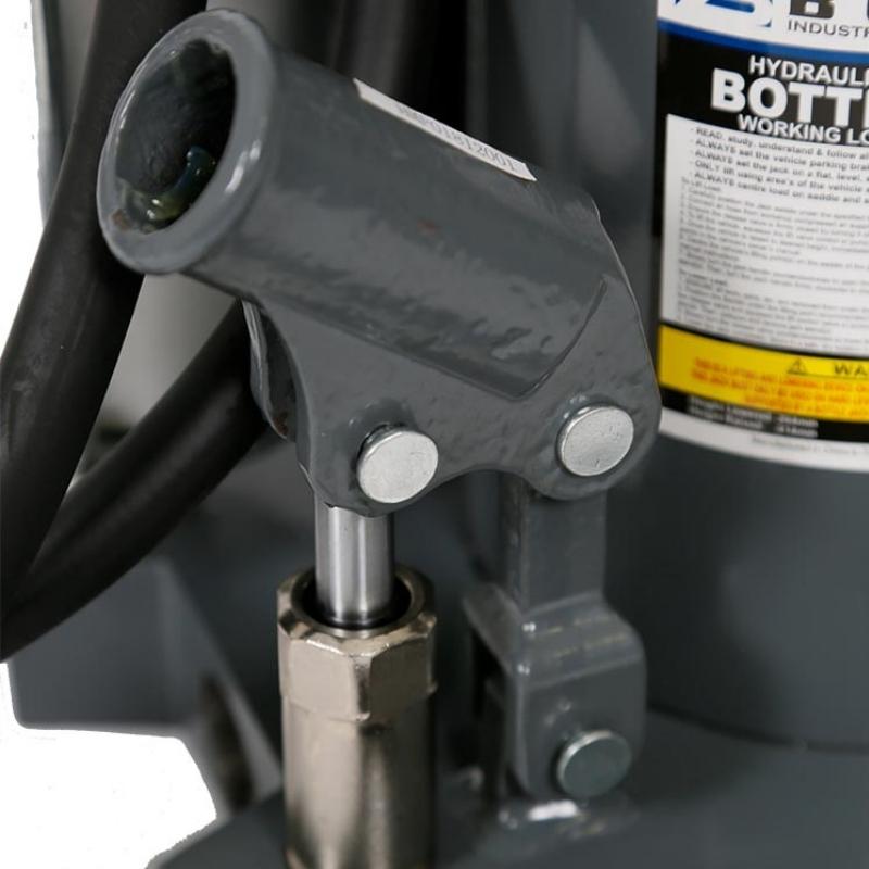 BORUM 35 Tonne Bottle Jack Air/Hydraulic - GO Industrial - BBJ35TA