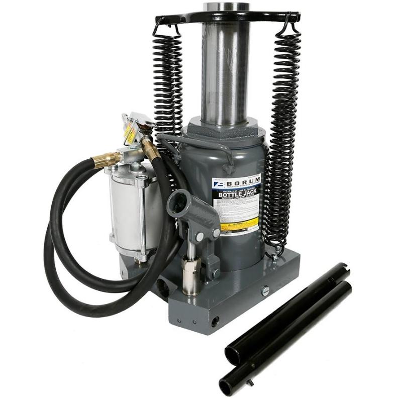 BORUM 35 Tonne Bottle Jack Air/Hydraulic - GO Industrial - BBJ35TA