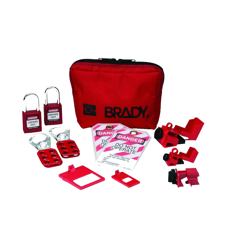 BRADY Electricians Mini Lockout Kit - GO Industrial - 848825