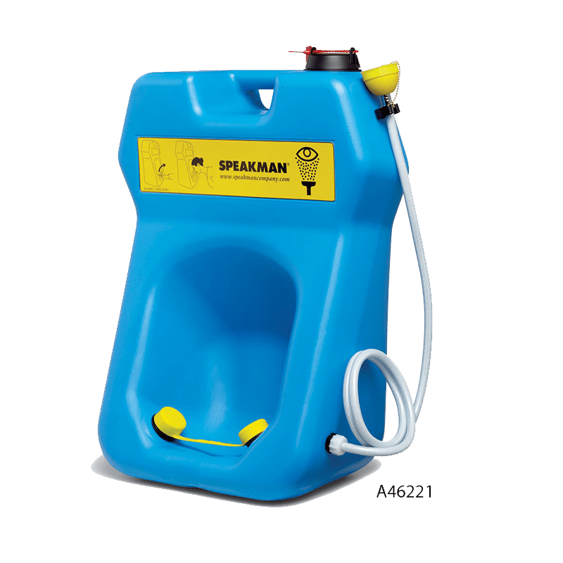 BRADY GravityFlo Portable Eye Wash Station 75 Litre - GO Industrial - 877661