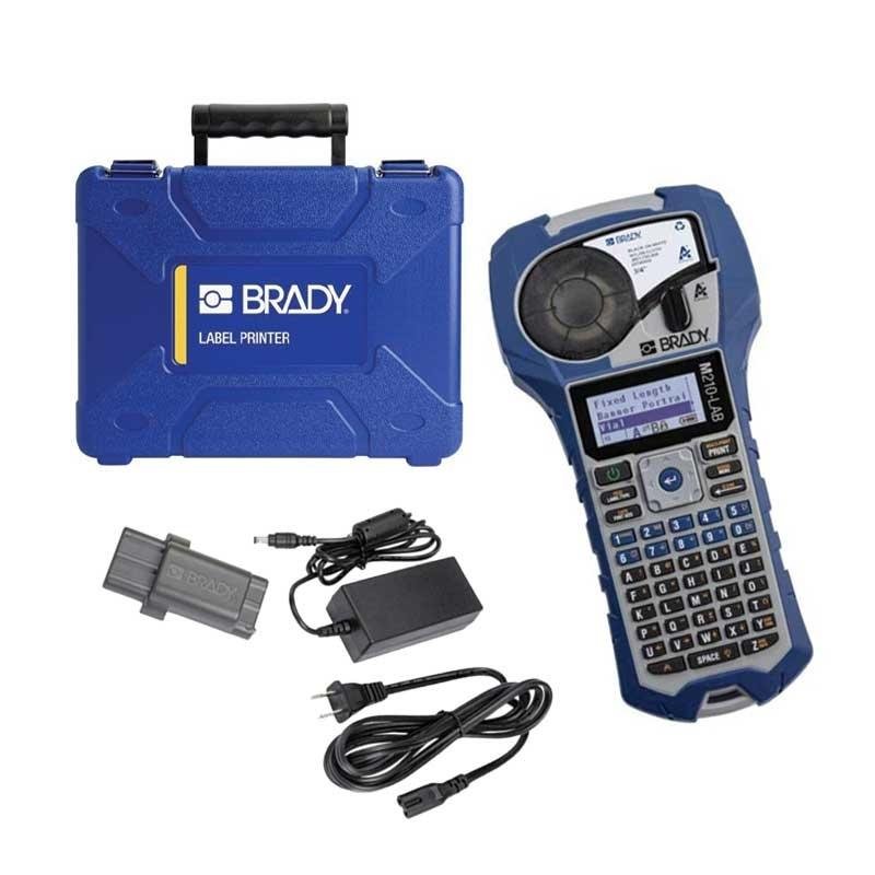 BRADY M210 Lab Printer Bundle with Battery, AC Adapter & Hard Case - GO Industrial - 880394