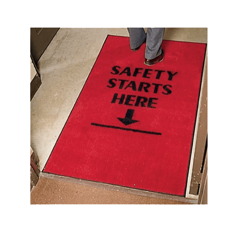 BRADY Safety Slogan Carpet Mats - GO Industrial - 848831