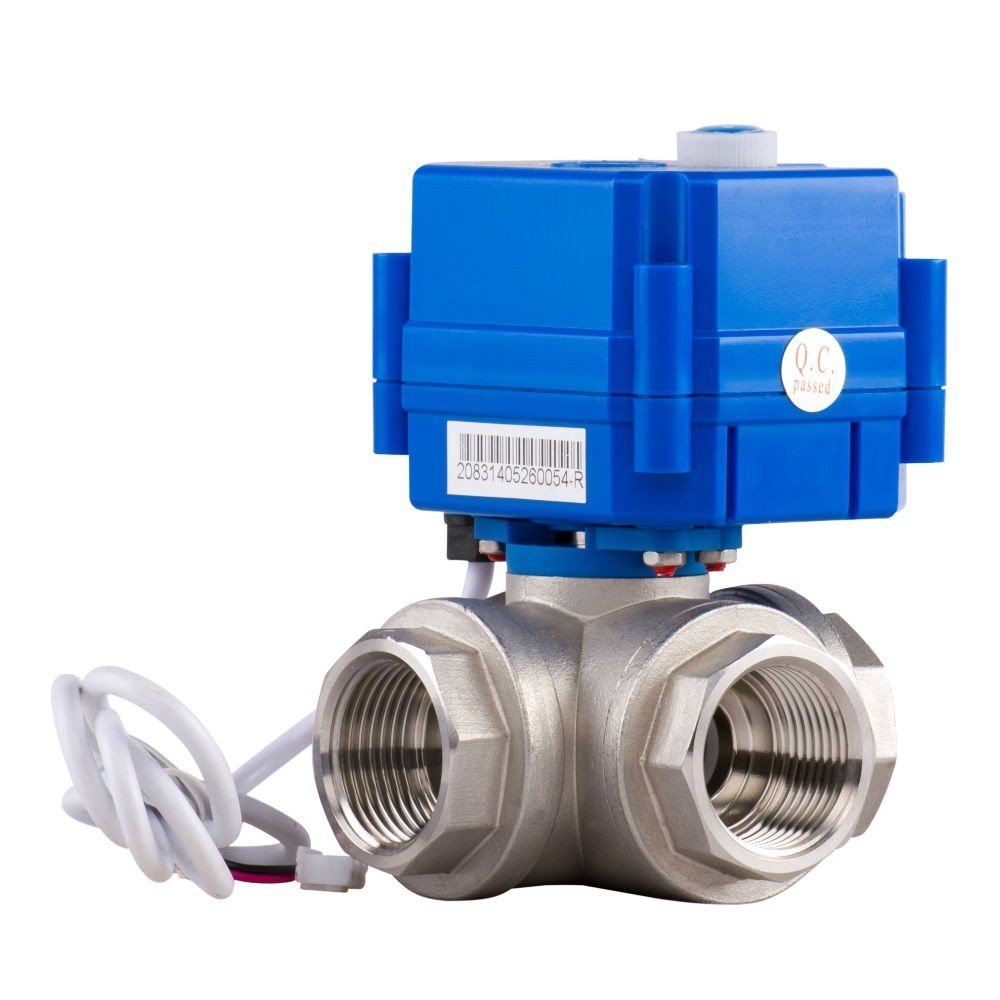 GO Ball Valves Actuated Capacitor Return 3 Way 316 Stainless Scr BSP - GO Industrial - BASM3L4B
