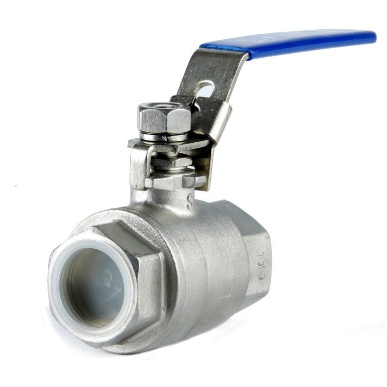 GO Ball Valves High Pressure Two Piece Full Bore 316 Stainless Scr BSP BLSHP - GO Industrial - BLSHP2B - L
