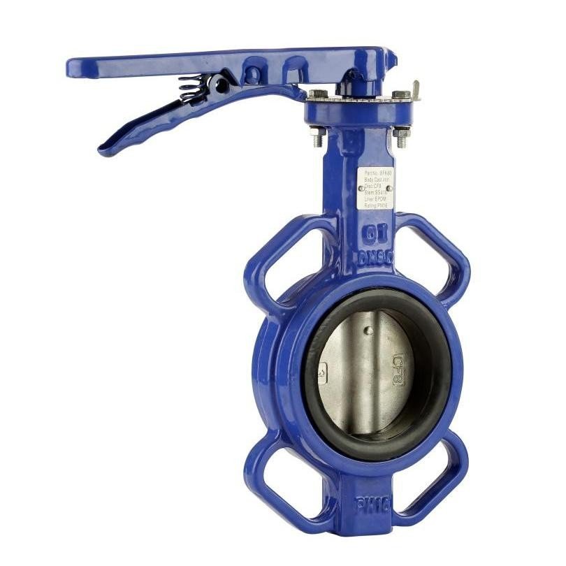 GO CI Body 304 SS Disc EPDM Liner BFK Manual Butterfly Valves - GO Industrial - BFK50 - L