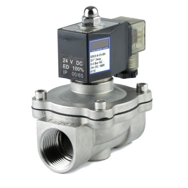 GO ES55 Stainless General Purpose Differential Normally Closed Solenoid Valves - GO Industrial - ES55 - 3 - 16