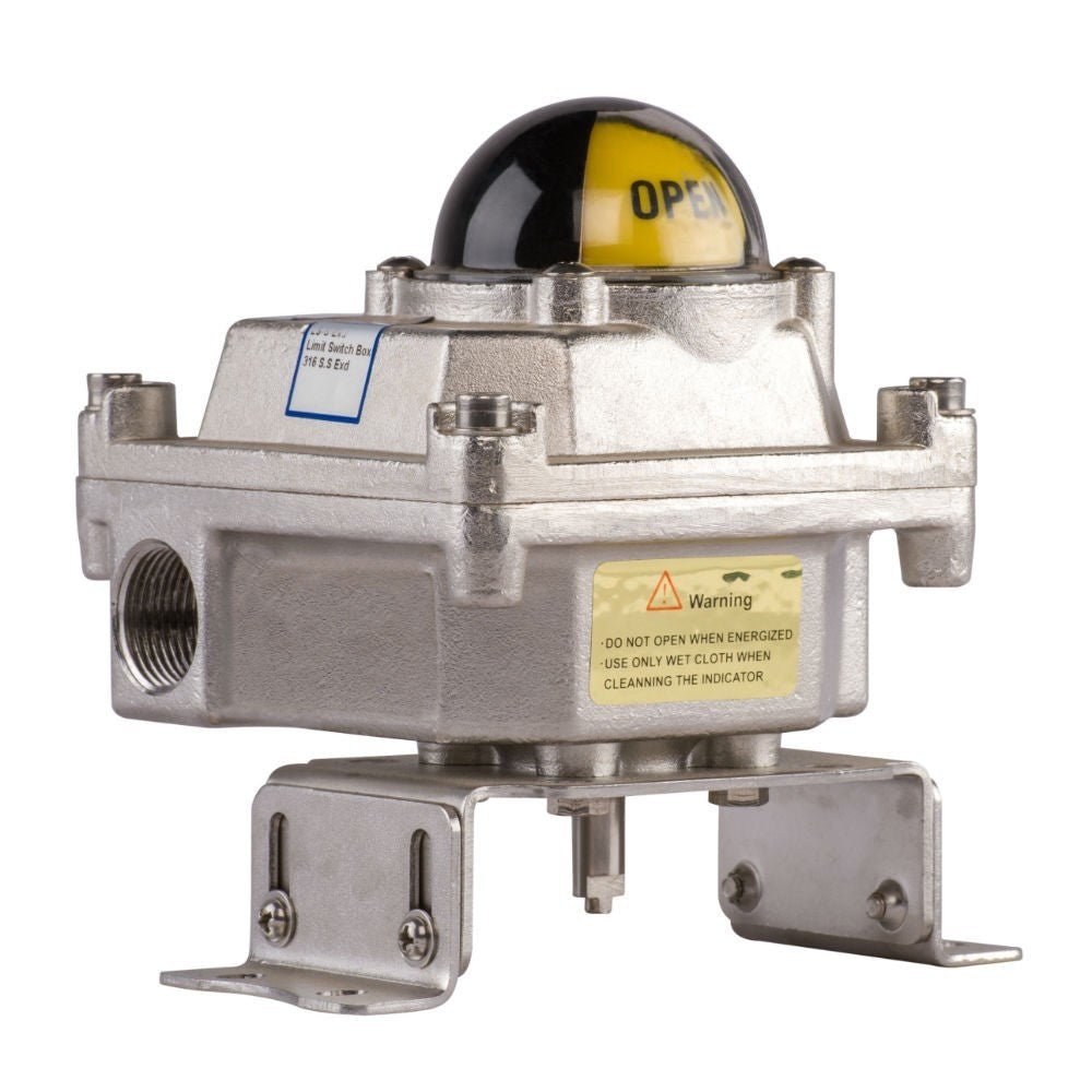 GO EXD IECEX 316 Stainless Housing Limit Switch Box for Pneumatic Actuator - GO Industrial - ALS600M2EX