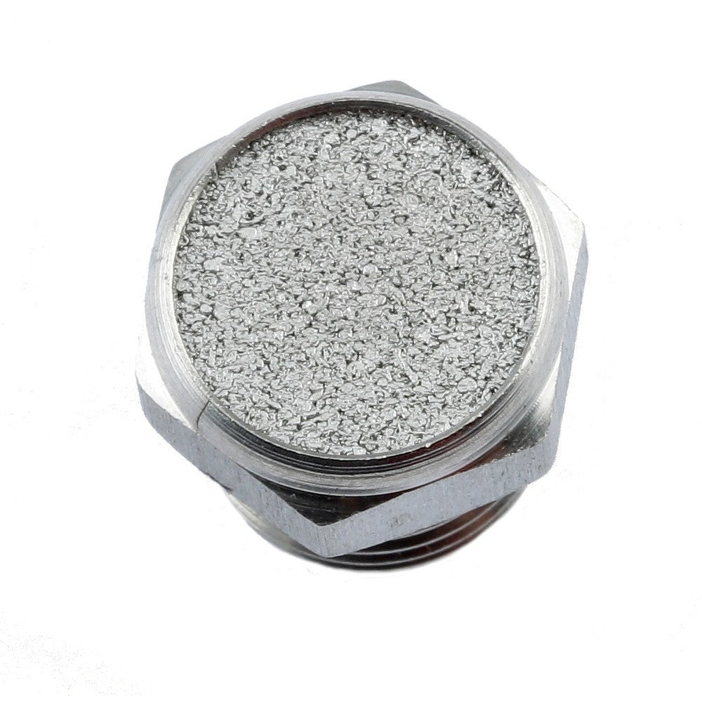 GO SSM 316 Stainless Mini Button Silencer - GO Industrial - SSM - M5