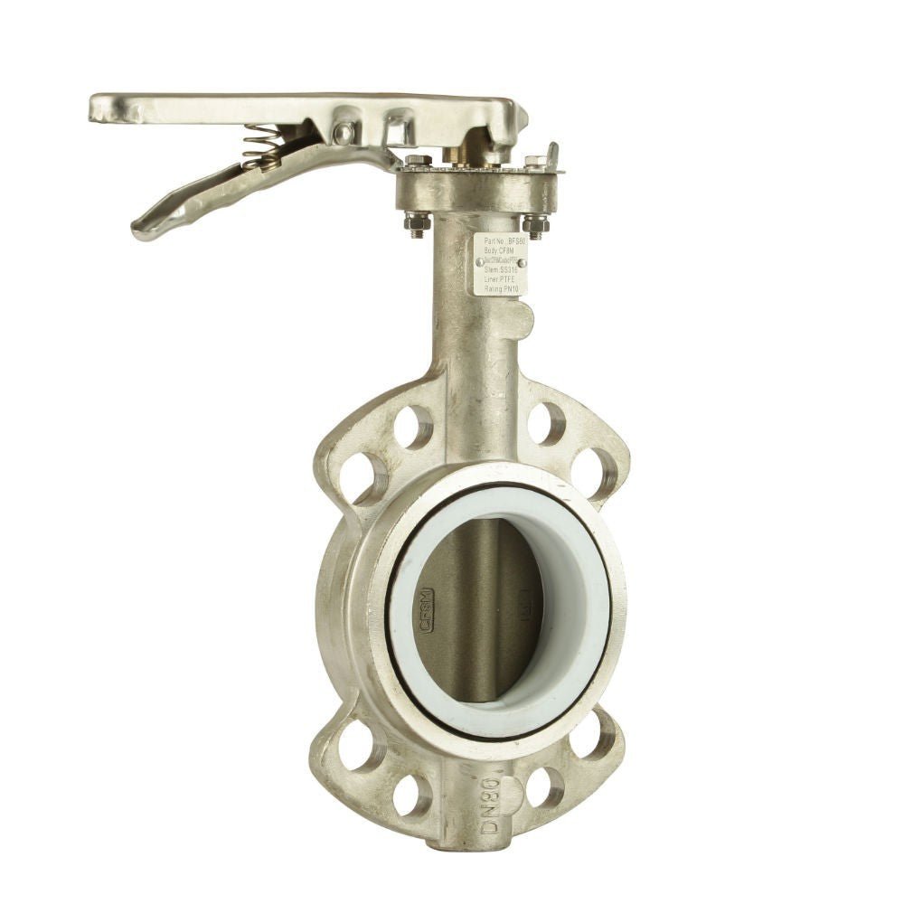 GO Stainless Steel Wafer Butterfly Valve PTFE - GO Industrial - BFS50 - L - T